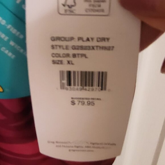 Greg Norma Golf Skort Red and Pink SIZE: LARGE- NWT - Picture 2 of 8